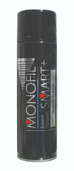 Smart+ Spray Noir Brillant Aérosol Voiture Bois Métal Verre 500ML