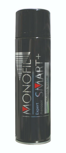Smart+ Gloss White Spray Aerosol Car Wood Metal Glass 500ML