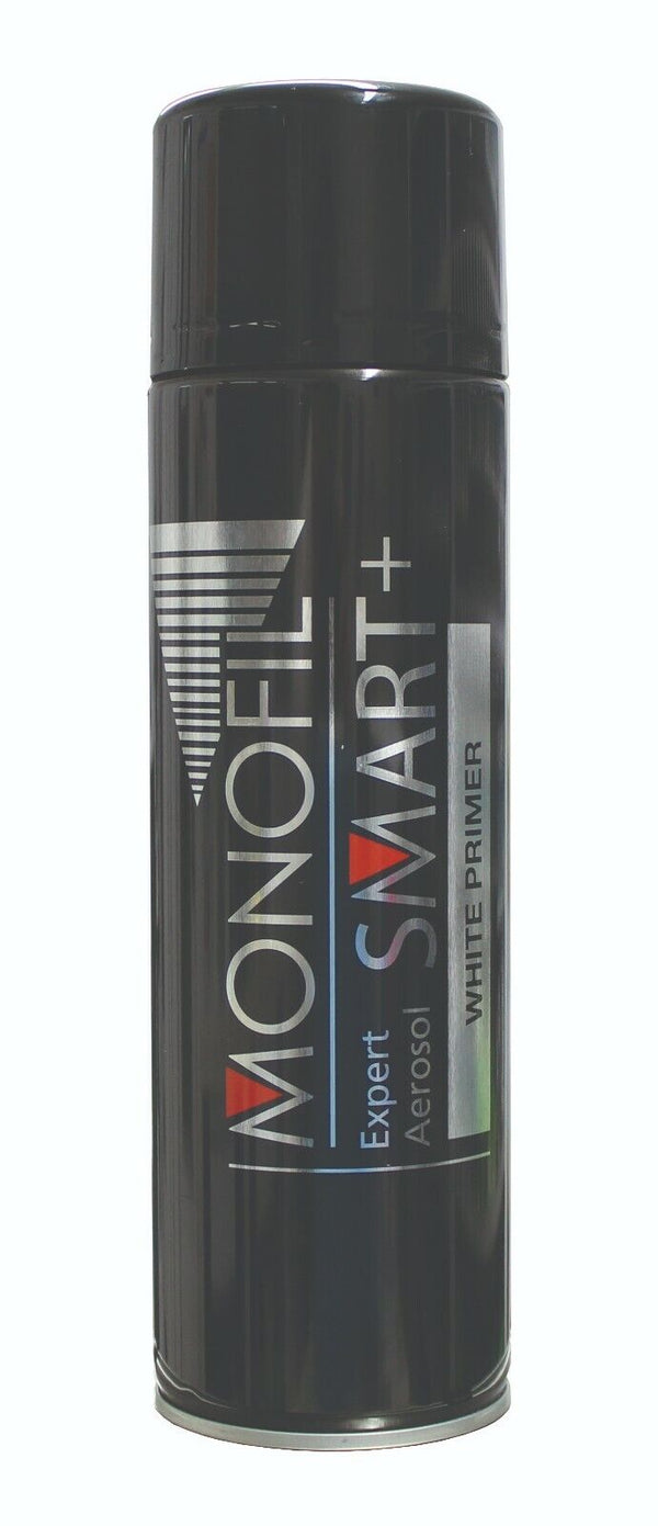 Smart+ White Primer Spray Aerosol Car Wood Metal Glass 500ML