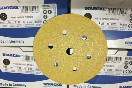 Starcke 150MM Hook and Loop Sandpaper Discs
