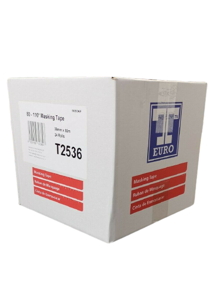 T Euro Paint Masking Tape 36MM Box Of 24 Rolls