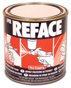 U-POL Reface White 2K Polyester Spray Filler Include Hardener