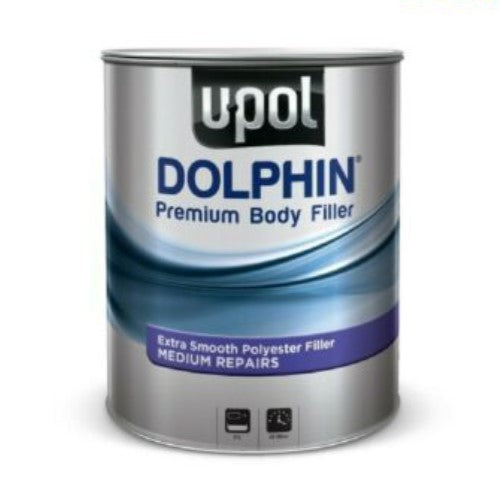 Upol Remplisseur de carrosserie Dolphin Réparations de profondeur moyenne 3 litres