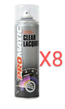 Promatic Clear Lacquer Spray Aerosol 500ML